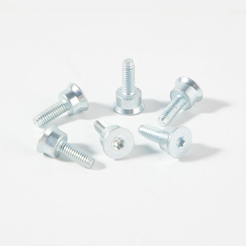 Zinc plated customized special head screw