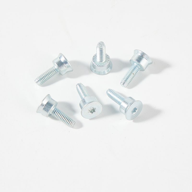 Zinc plated customized special head screw