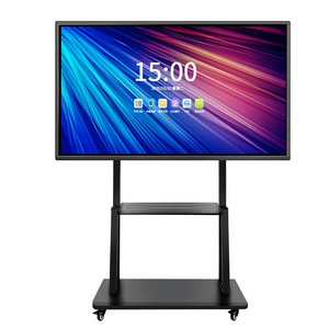 Dual System Touch Screen Flat Panel LCD 4K Interactive Touch Screen School Class Education Smart Whiteboard