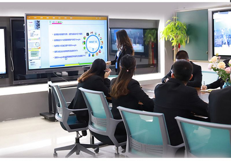 Led Display Interactive Whiteboard Electronic Multi Touch Screen For Training