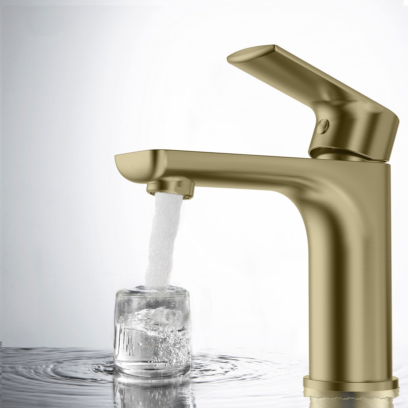 Nile Bathroom Basin Faucet Solid Brass Construction With Spain Citec Cartridge & Swiss Neoperl Aerator