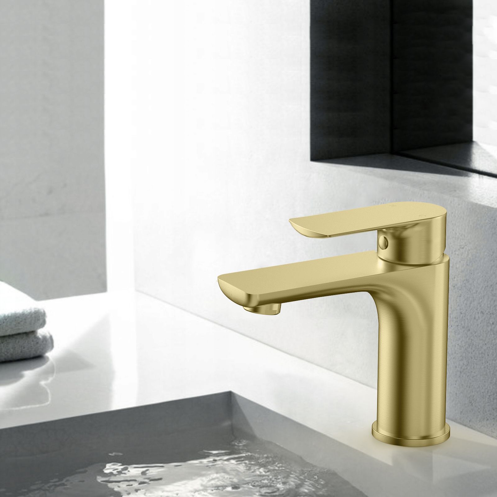 Nile Bathroom Basin Faucet Solid Brass Construction With Spain Citec Cartridge & Swiss Neoperl Aerator