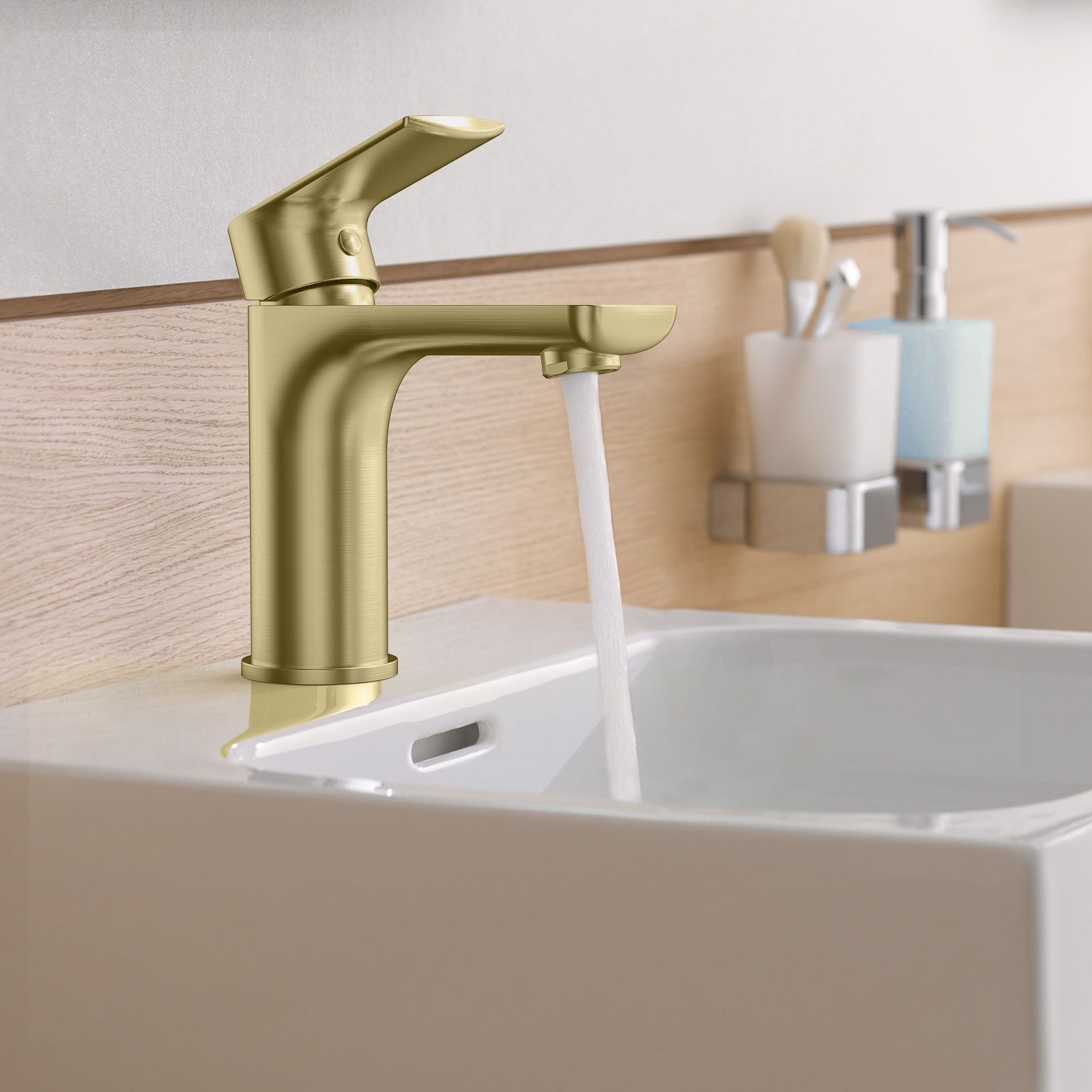 Nile Bathroom Basin Faucet Solid Brass Construction With Spain Citec Cartridge & Swiss Neoperl Aerator