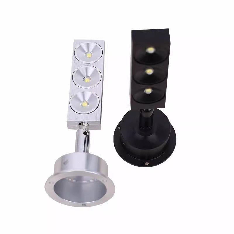 Super Bright LED Pole Spotlight for Jewelry Counter Light 3W Showcase Display Spot Lamp with Led Driver AC85-265V