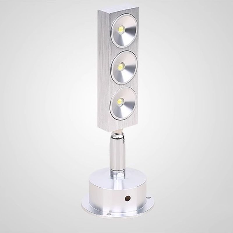 Super Bright LED Pole Spotlight for Jewelry Counter Light 3W Showcase Display Spot Lamp with Led Driver AC85-265V