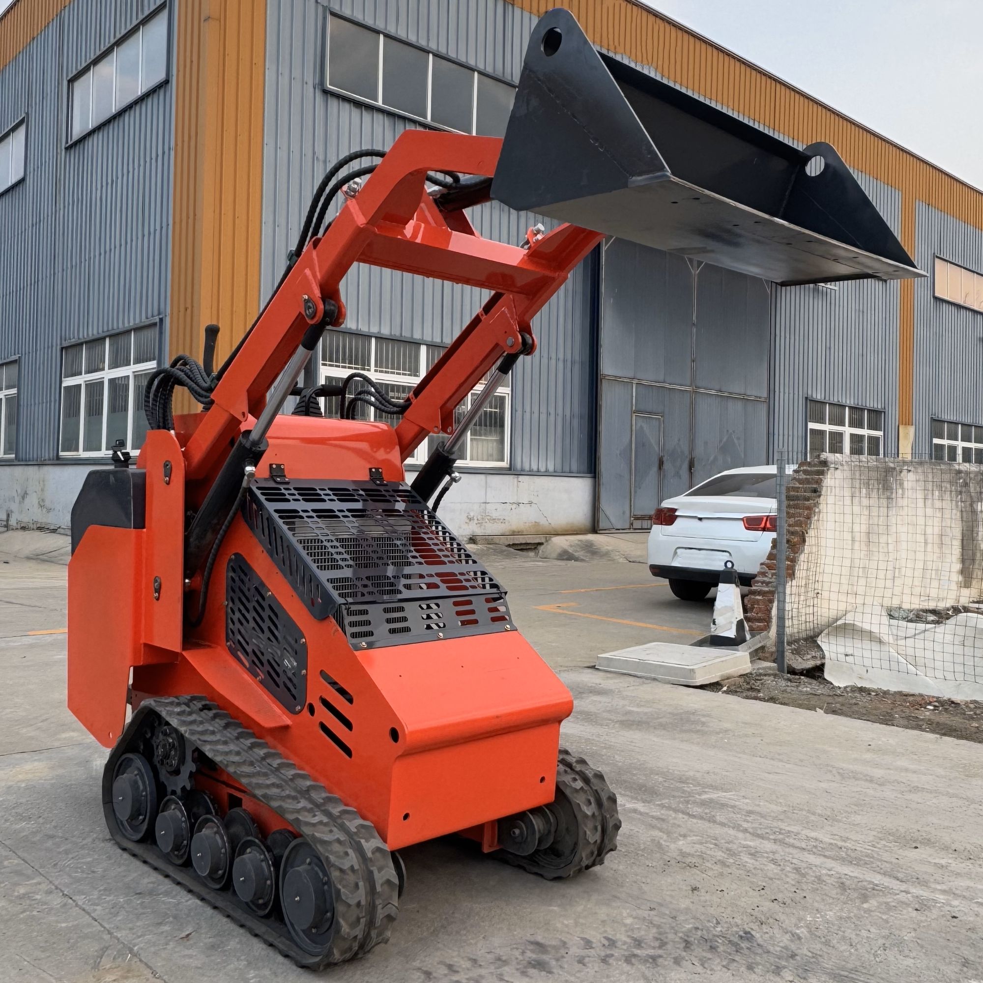 LADYS LA580 Mini Skid Steer Loader EPA /CE /Euro 5 Diesel Engine Kubota Skid Steer Loader High Quality With Attachments