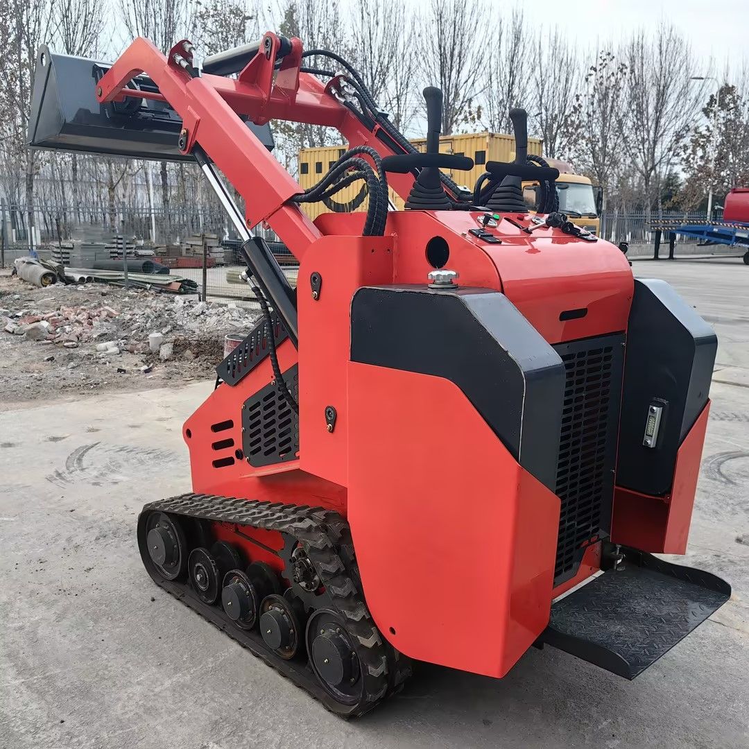 LADYS LA580 Mini Skid Steer Loader EPA /CE /Euro 5 Diesel Engine Kubota Skid Steer Loader High Quality With Attachments