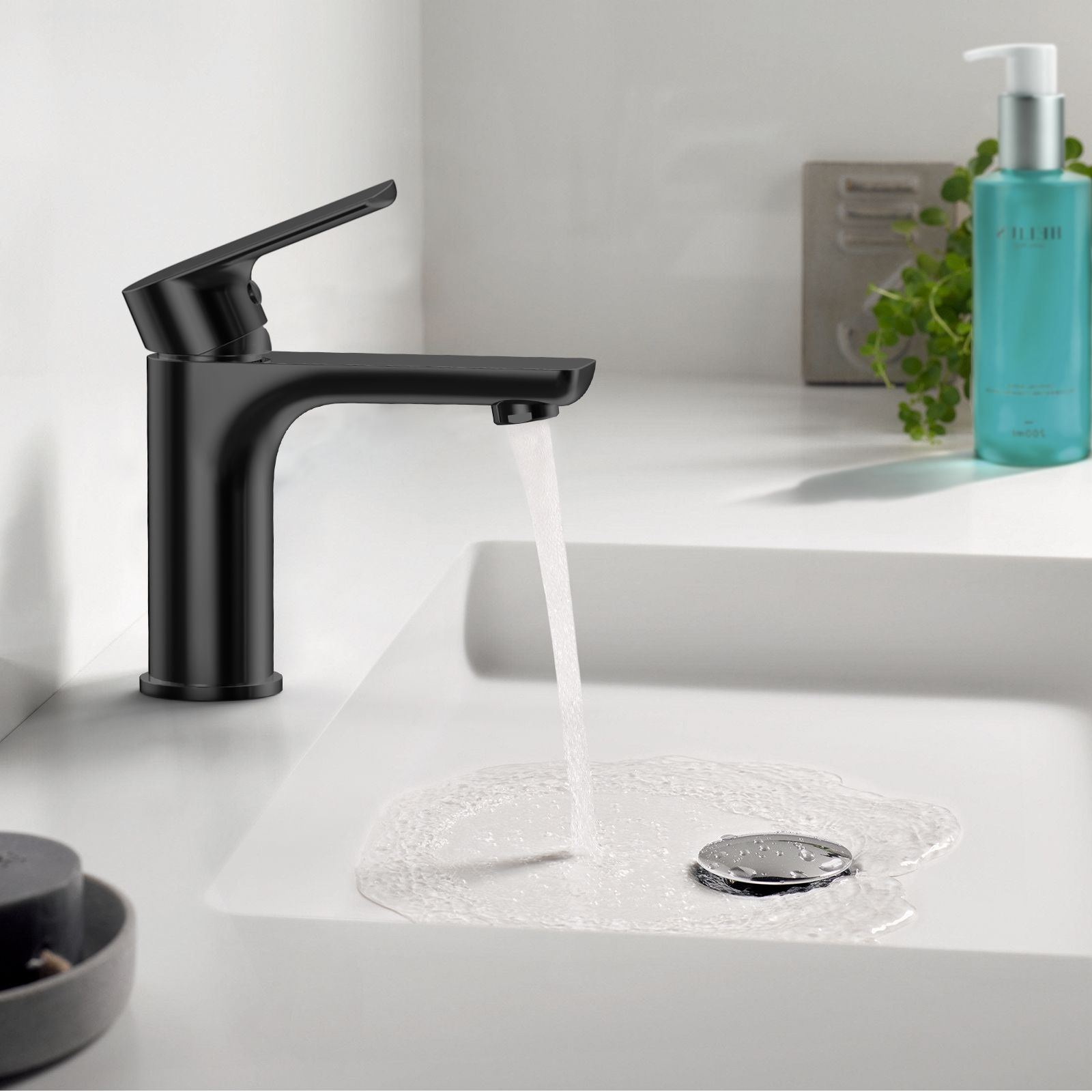 Nile Bathroom Basin Faucet Solid Brass Construction With Spain Citec Cartridge & Swiss Neoperl Aerator AB000003MB