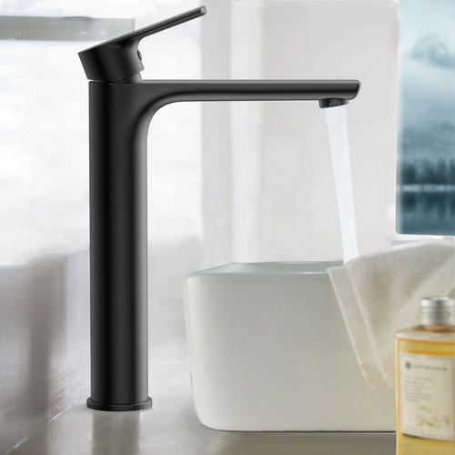 Nile Bathroom Basin Faucet Solid Brass Construction With Spain Citec Cartridge & Swiss Neoperl Aerator AB001003MB