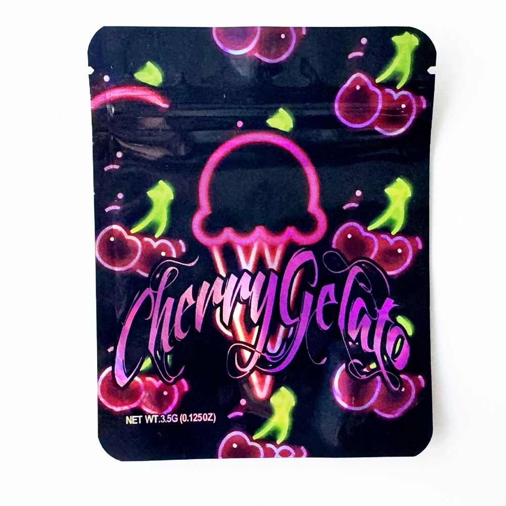 Custom Printed Exotic Smell Proof Stand up Pouch 3.5g 35 7g 1oz Smell Proof Cutout Packs Die Cut Mylar Bags