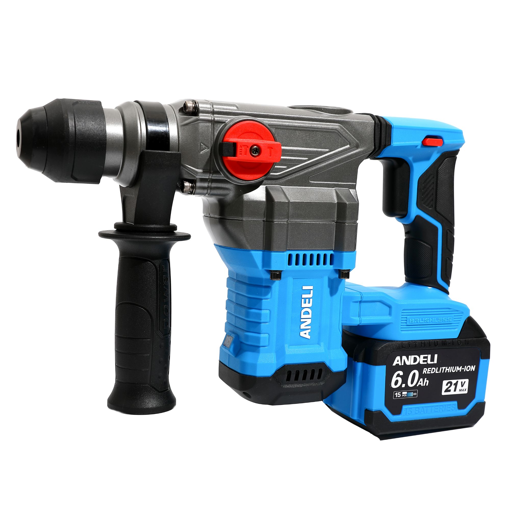 Rechargeable Hammer, Brushless Lithium Battery, Impact Drill, Electric Pick, Electric Drill