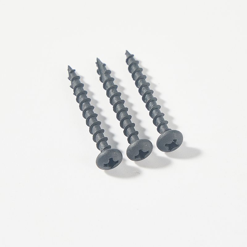 T17 tail pan head black self tapping screw