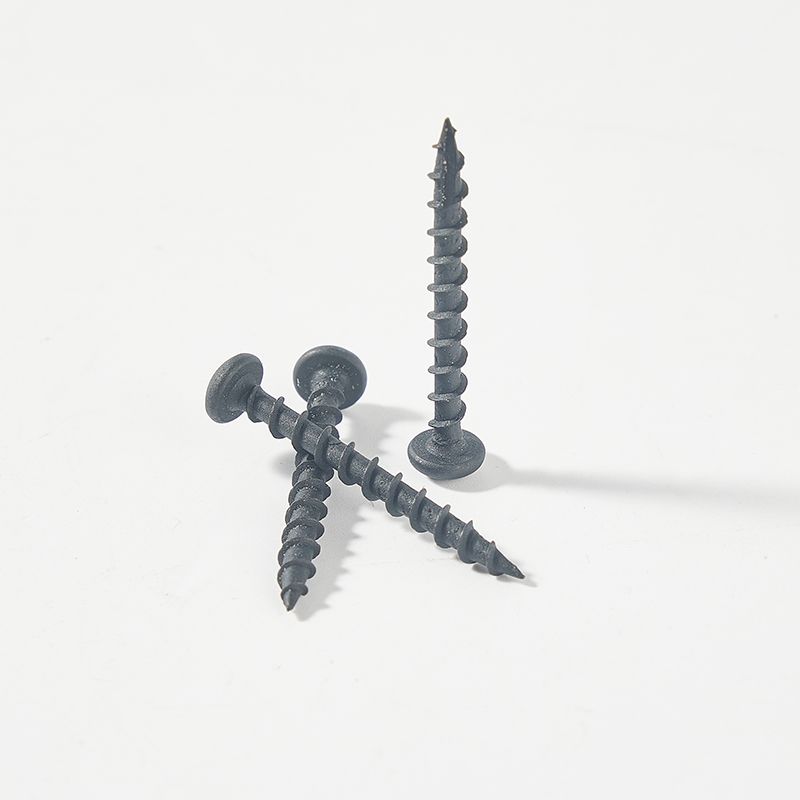 T17 tail pan head black self tapping screw