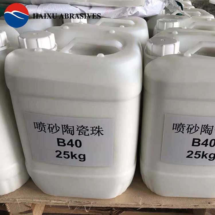 Ceramic microbeads peening shot blasting media B80