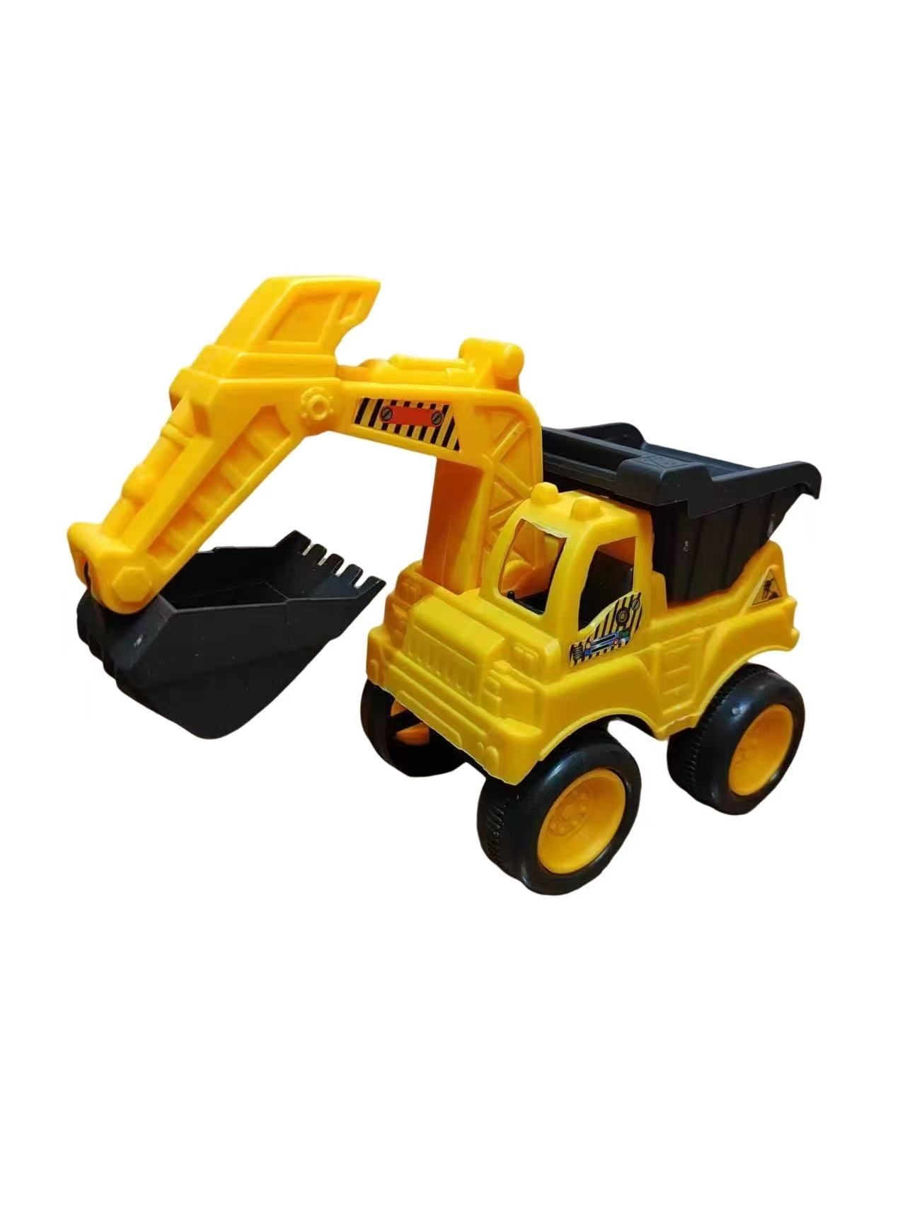 Children's toy excavator 4 wheel excavator toy car engineering vehicle