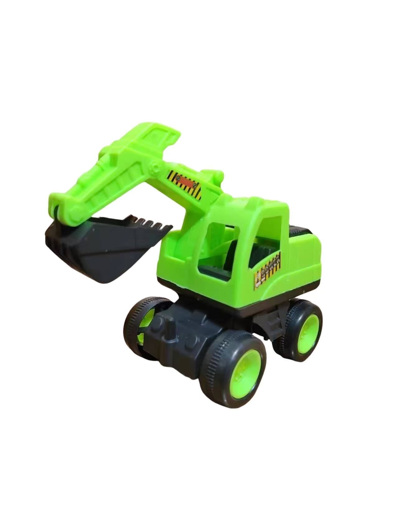 Children's toy excavator 4 wheel excavator toy car engineering vehicle