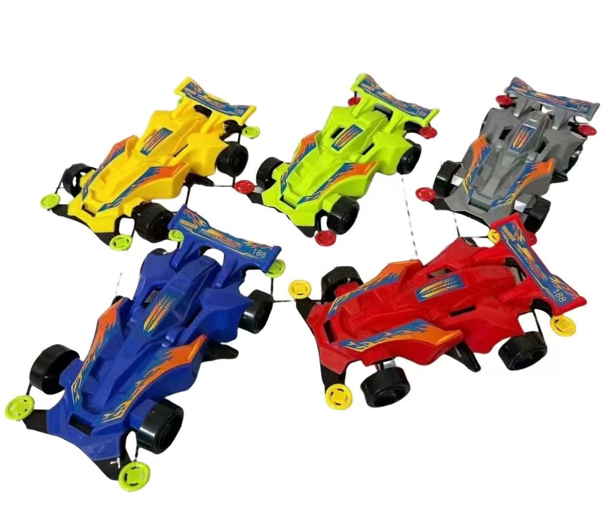 Kids toy racing car large color sliding racing car model sports car