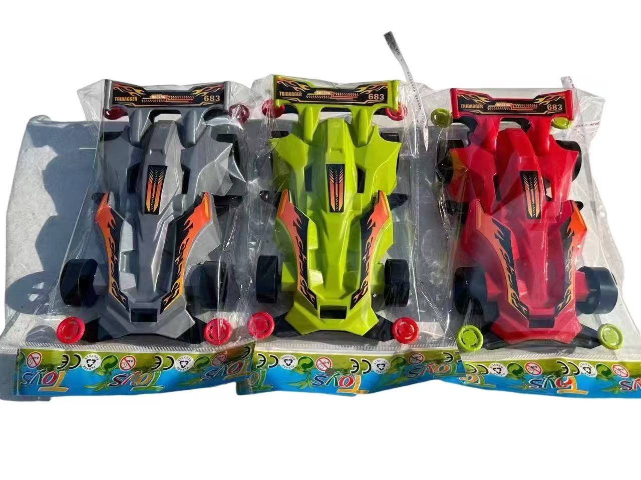 Kids toy racing car large color sliding racing car model sports car