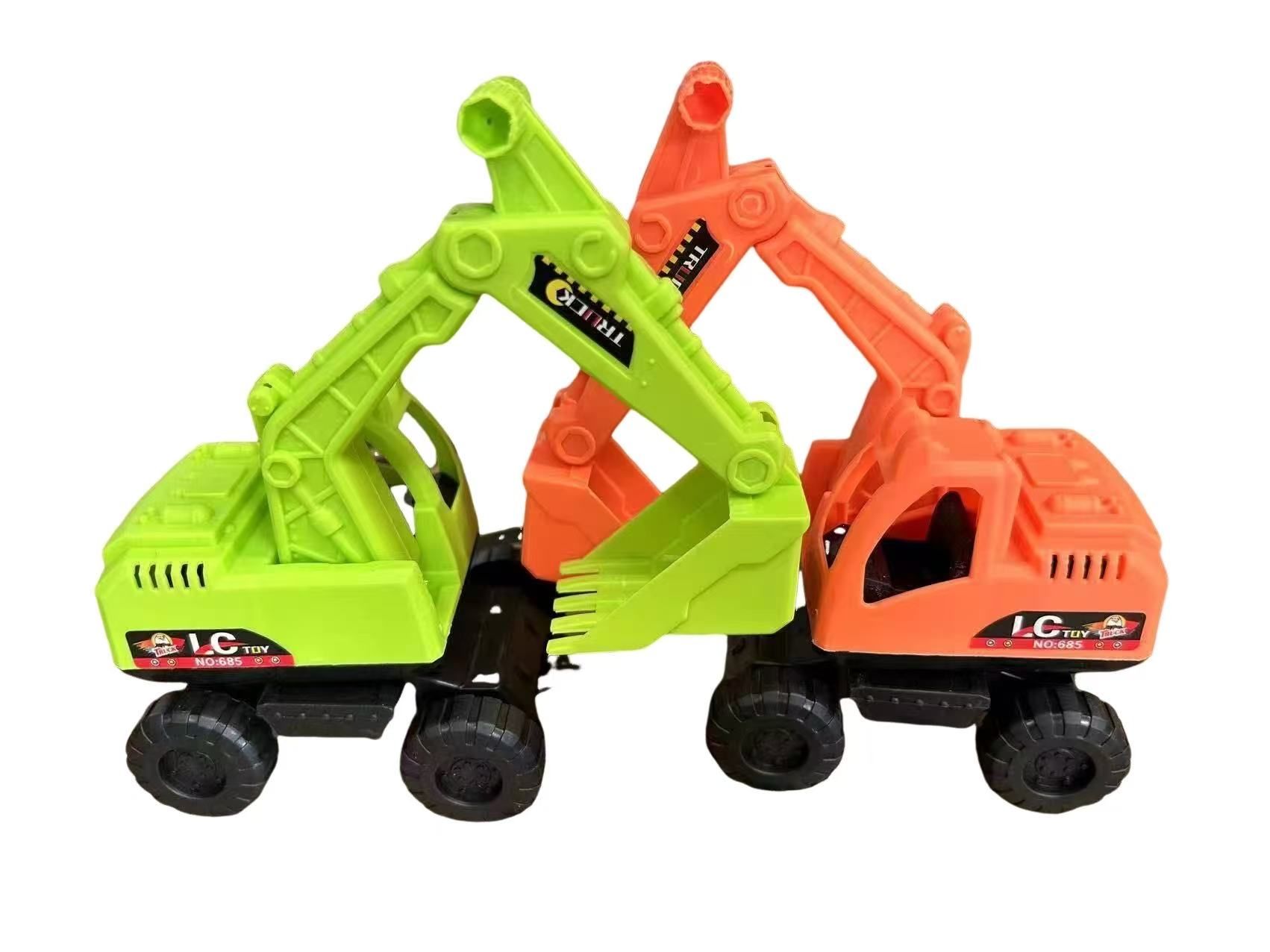 Simulation excavator children's toys Friction sliding beach toy car