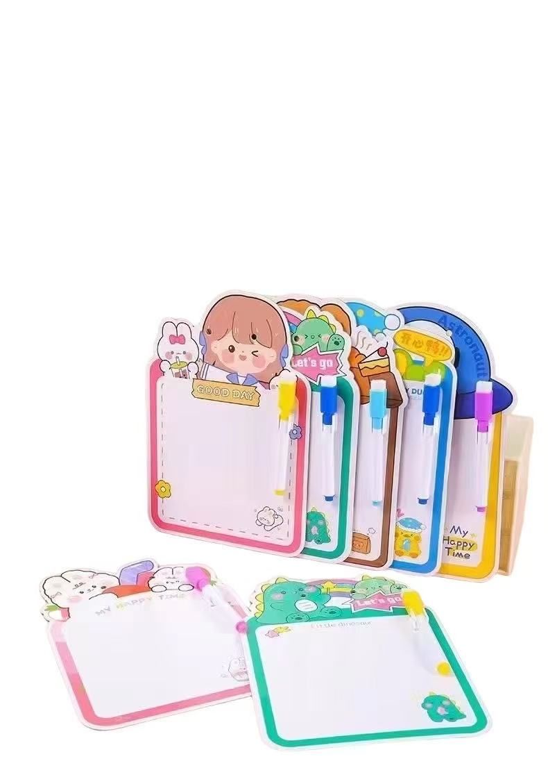 Children's cartoon erasable drawing board, kindergarten early education writing graffiti drawing board, student erasable writing