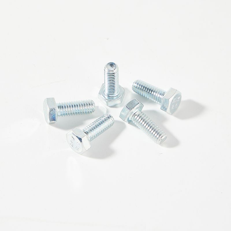 M6 hexagon head bolt wwith zinc plated