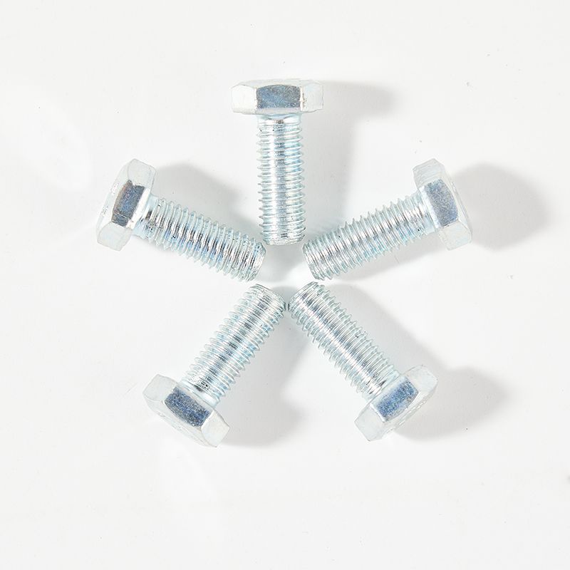 M6 hexagon head bolt wwith zinc plated