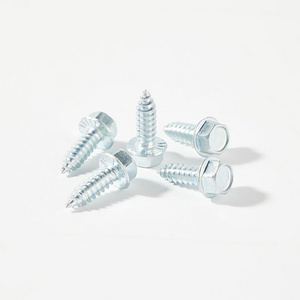 Hex head self tapping screw with flange