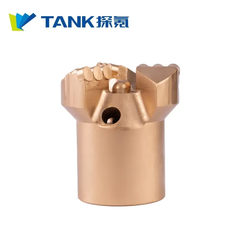 Professional Quality Three-wing Concave PDC Coreless Drill Bits for Granite and Other Rocks an Efficient Drilling Option