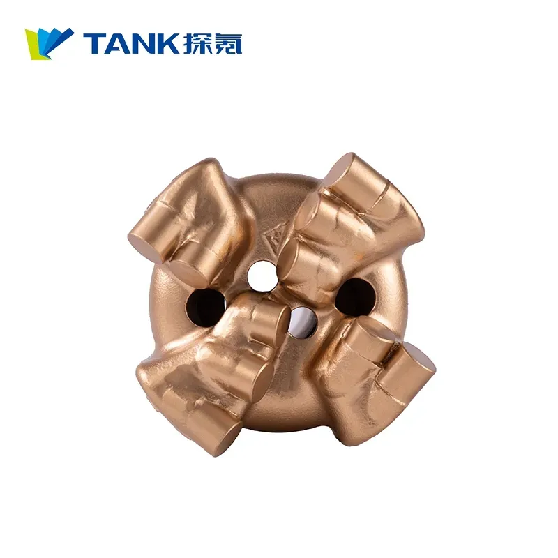 High Wear-resistant Diameter 4 Wing Arc Angle PDC Drill Bit, Which Is Used in Mining and Coal Industries