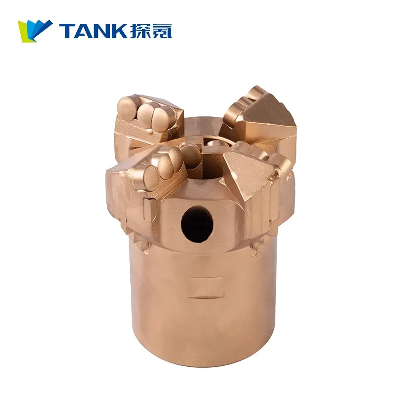 High Quality Factory Price 4 Blade Pdc Drill Bit Arc Angle Drill Bit for Hard Rocks Drilling