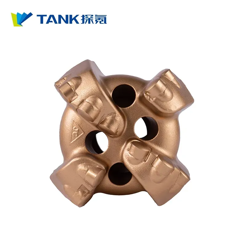 4 wings PDC Drill Bit Arc Angle Diamond Drill Bit Customizable Diamond Pdc Drill Bit Use for Oil Well