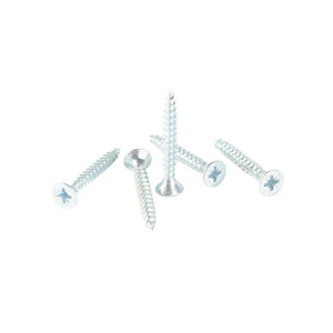 Sharp tailed zinc plated chipboard metal screws