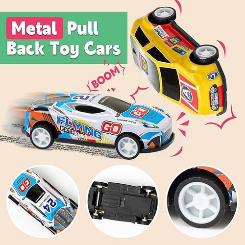 Pull Back Car Mini Vehicles Race Cars Toy Bulk Party Favor Goodie Bag Stuffers for Birthday Gifts Pull Back Cars