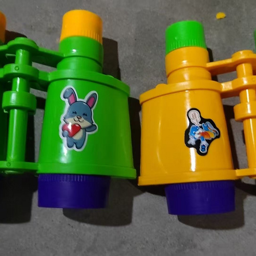 Children's toys, colored large binoculars, plastic bags, binoculars gift, , street stall wholesale