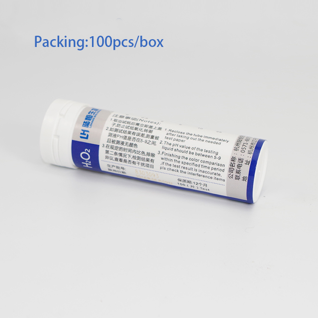 Rapid Testing Series Water Quality Test Strips Hydrogen Peroxide Test ...