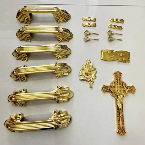 Casket Accessories Fittings Plastic Coffin Casket Handle Sets Funeral Handles for Sale
