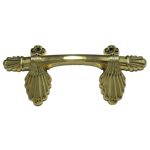 Plastic Funeral Suppliers Golden Color Casket Accessories Handle and Flower Set