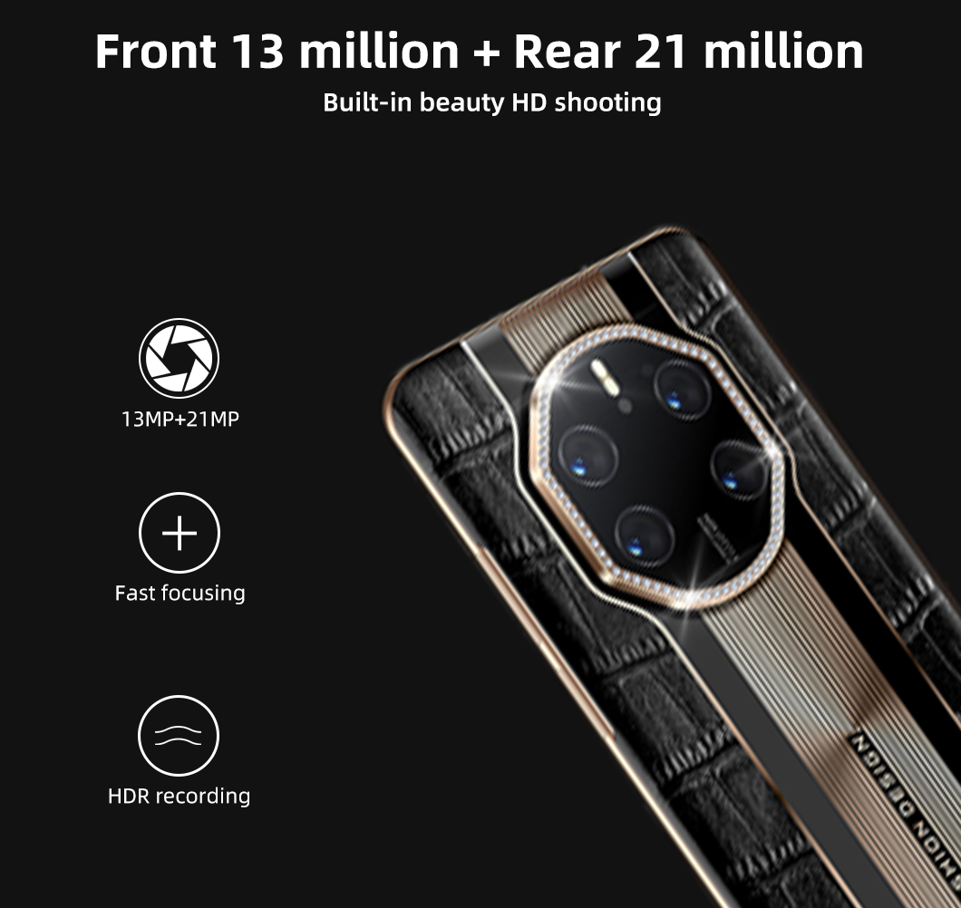 New Design 6.5-Inch Large Screen Mobile Phone Octa-Core Processor 256GB ...