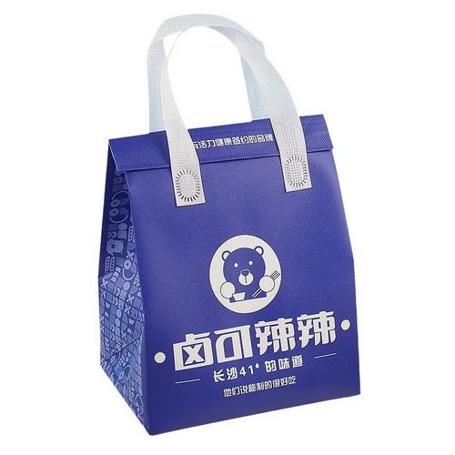 Durable Thermal Protection Non-woven Food & Drink Storage Pouch Gift Bag Ideal For Takeout Meals Delivery Service