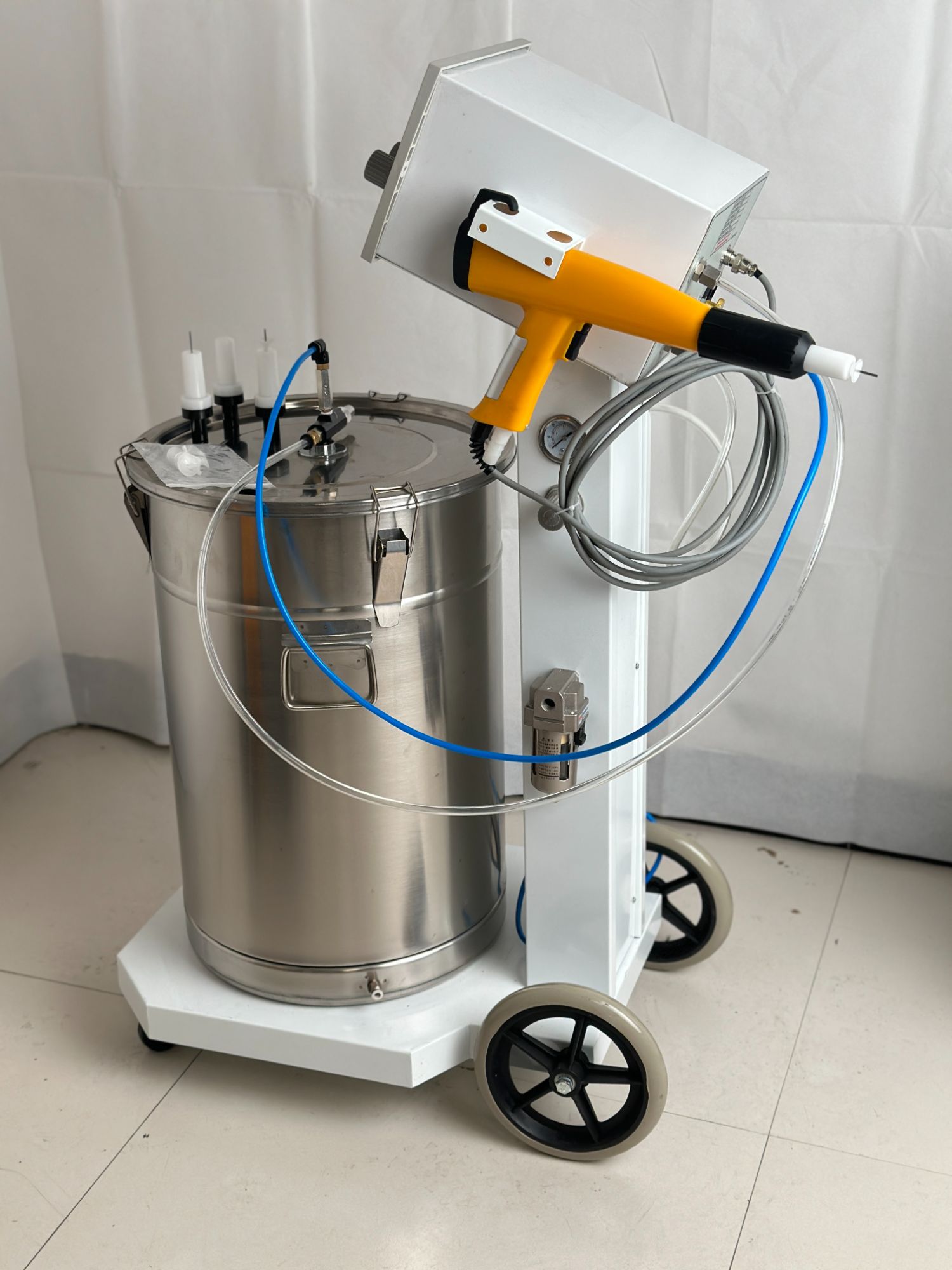 Electrostatic metal spraying powder coating spray painting machine ...