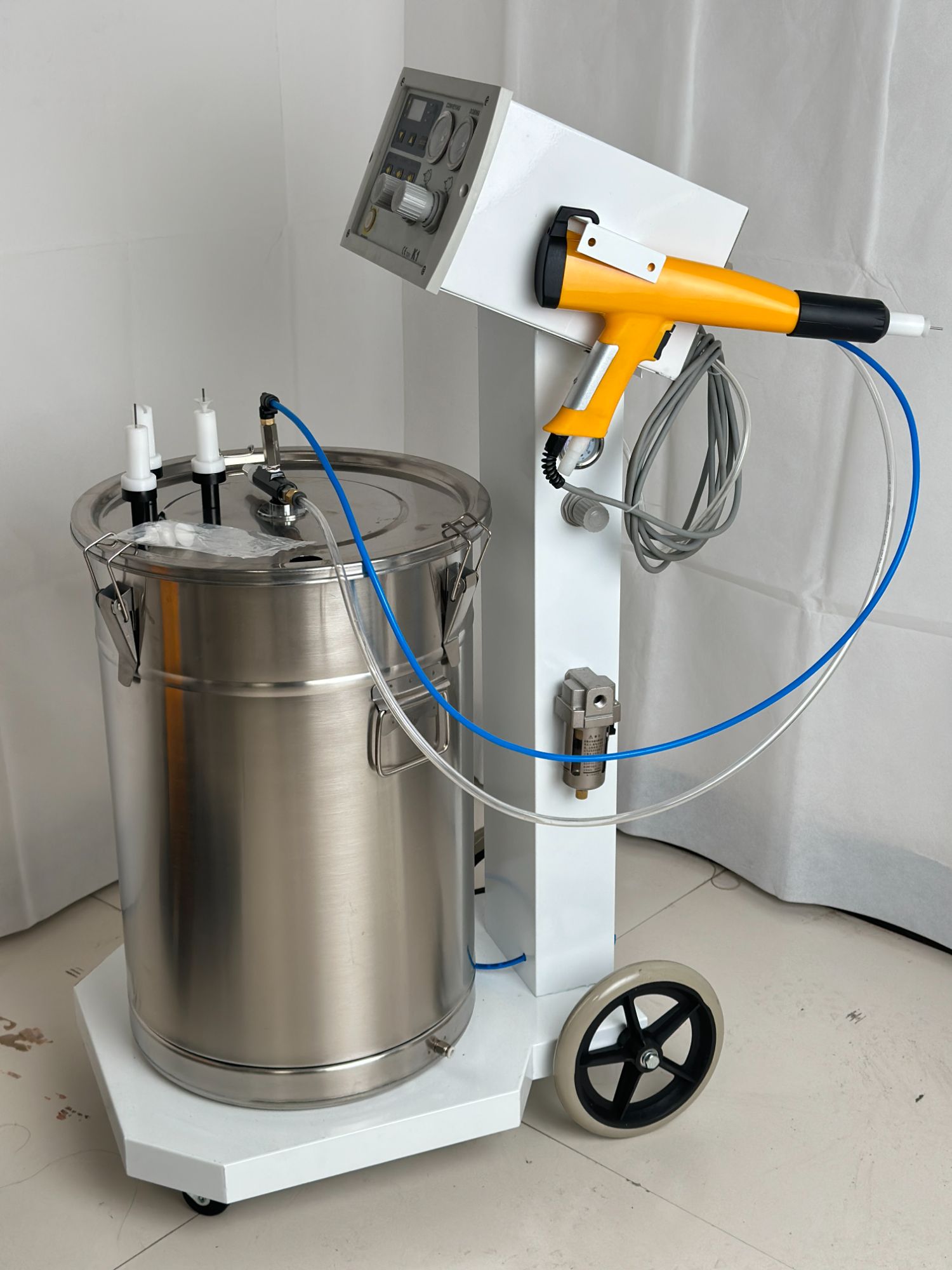Electrostatic metal spraying powder coating spray painting machine ...