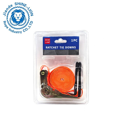 Heavy Duty Cargo Securement Ratchet Tie Down Straps Ideal for Moving Appliances, Motorcycles or Lawn Equipment