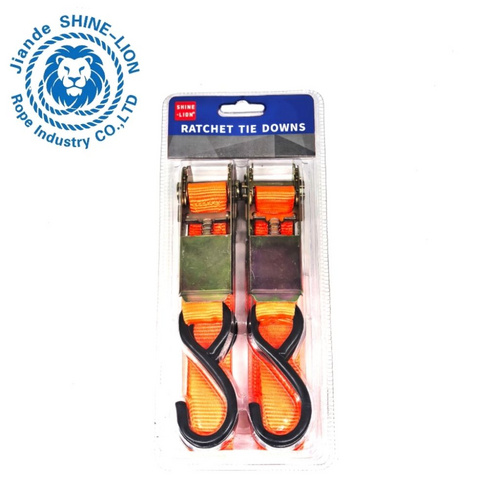 Cargo Strap Ratchet Tensioner 1,100 lb Safe Working Load 3,300 lb Break Strength Logistic Cargo Straps 2 pack