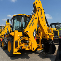 Multi-purpose 75KW Backhoe Loader Front Loading Rear Digging Pilot Operated Backhoe Loader
