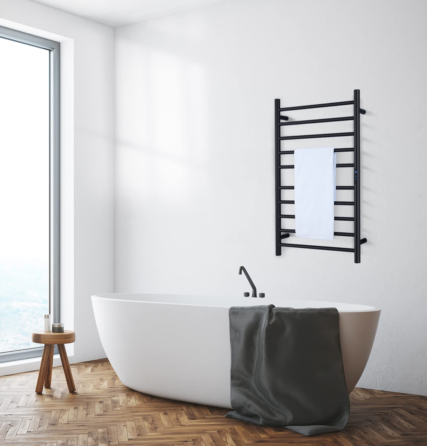 Smart Electric Heated Towel Rack Stainless Steel Warmer | Bestsuppliers.com