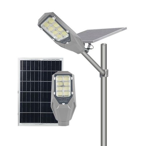 Energy-Saving 10-12h Discharge Time Light Control IP66 Waterproof Road Lamp LED Street Parking Lot Light with Solar Panel