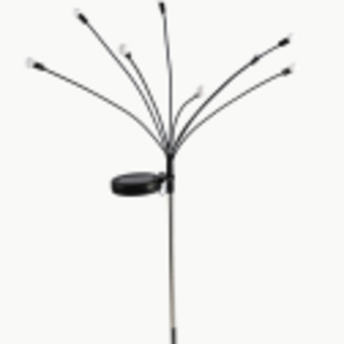 Solar-powered eight-headed fireflies