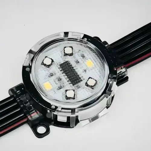 35mm IP66 LED Module Light Outdoor Decorative Lighting Five-wire DMX 512, five-wire RGBW