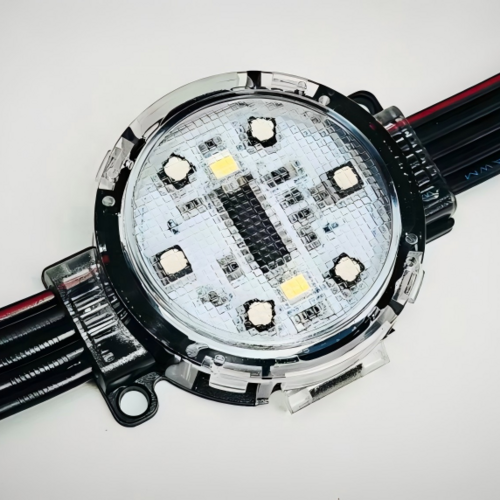 40mm IP66 LED Module Light Outdoor Decorative Lighting Five-wire full-color DMX512 RGB