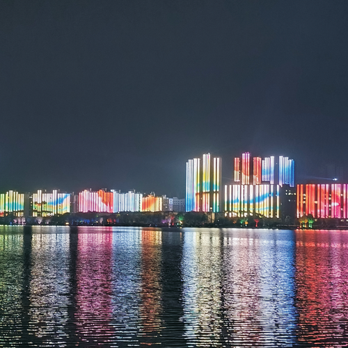 35mm IP66 LED Module Light Outdoor Decorative Lighting Five-wire full-color DMX512 RGB